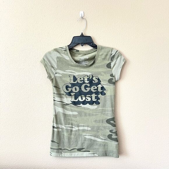 “Let’s Go Get Lost” Camo Tee - Picture 1 of 4